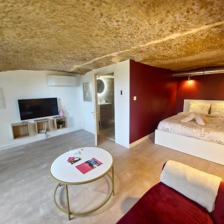 Apartamento Le Cocon Troglodyte Saint-Étienne-de-Chigny Exterior foto